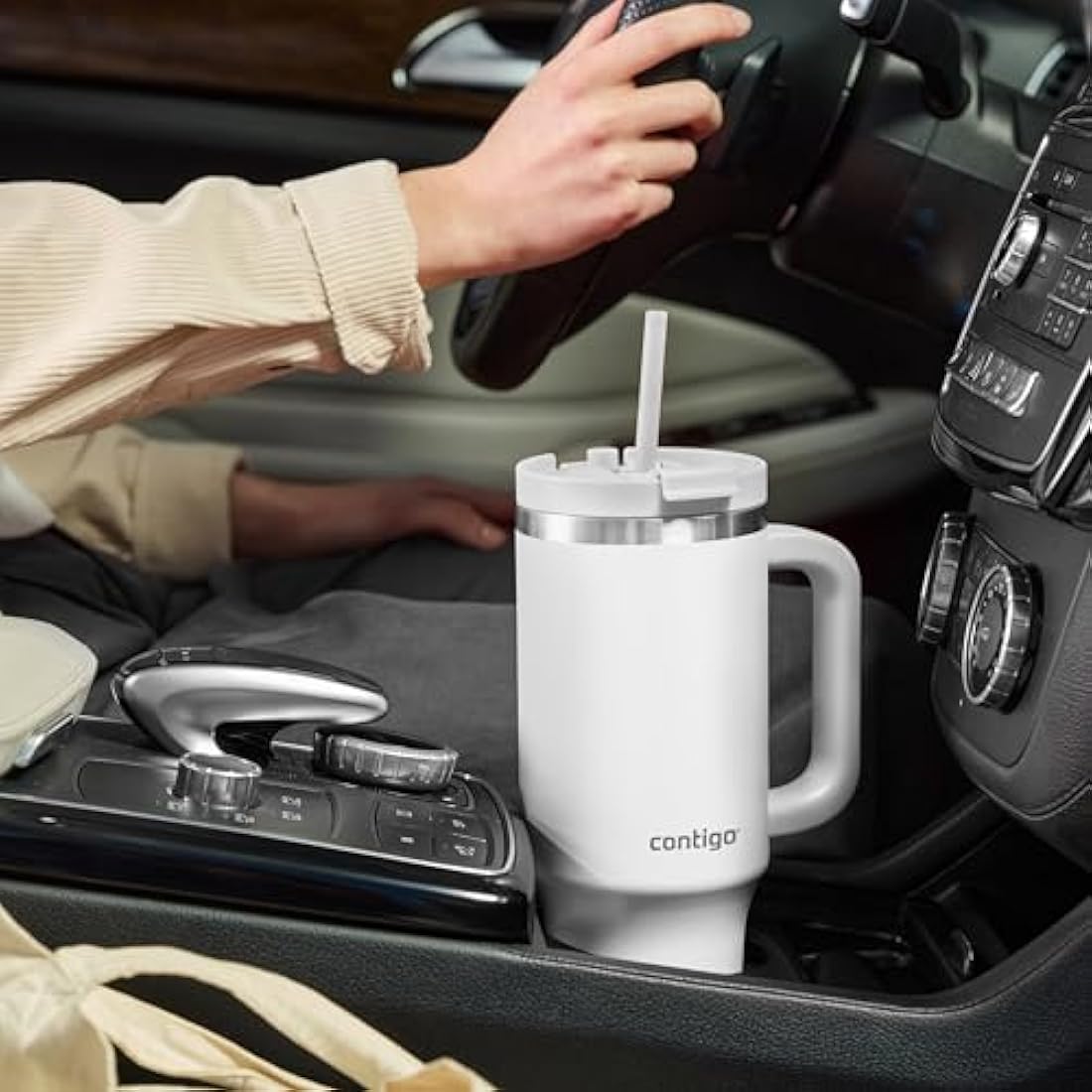 Contigo Streeterville 1200ml Insulated Tumbler with Handle and Straw