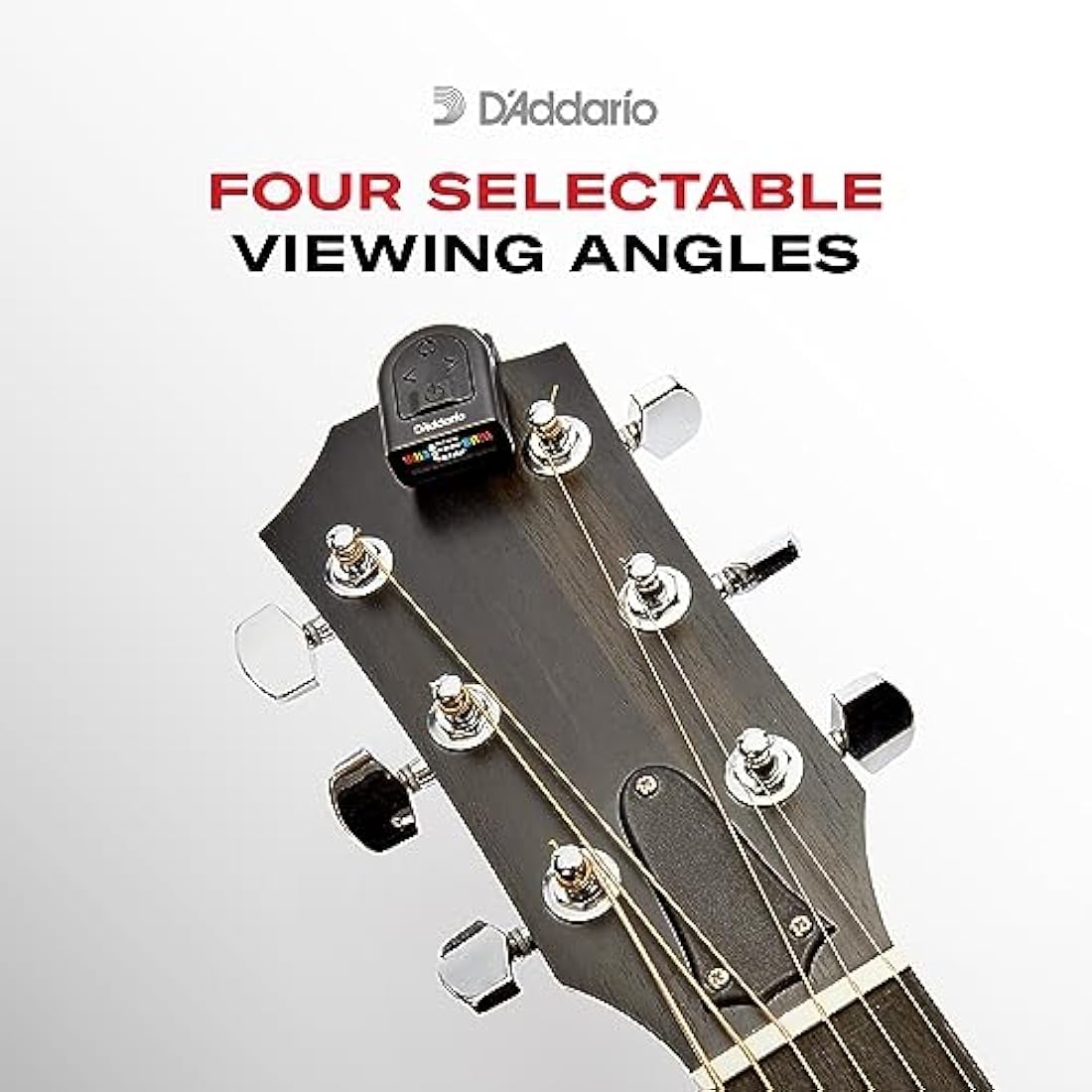D'Addario NS Micro Headstock Tuner – Compact Chromatic Guitar Tuner
