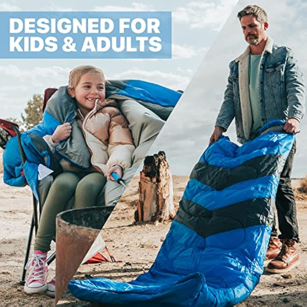 MalloMe 3-4 Season Sleeping Bag | Ultralight Cold Weather Camping Gear