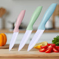 Zhiyun 3-Piece Ceramic Knife Set with Sheaths | Colorful Kitchen Cutlery