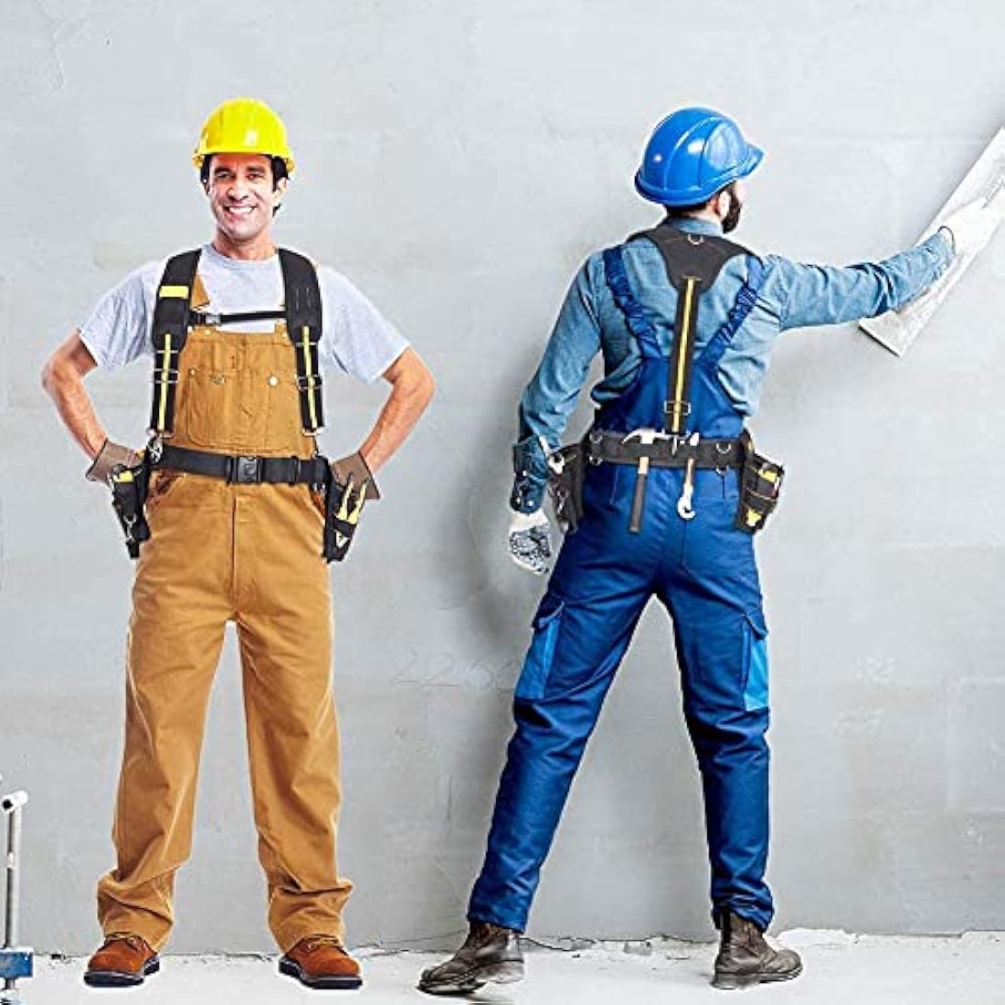 TUYU Heavy Duty Tool Belt Suspenders | Padded 1680D Nylon Work Rig