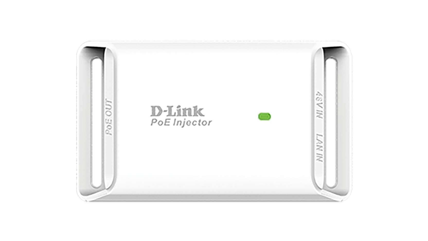 D-Link DPE-101GI Gigabit PoE Injector | Power over Ethernet Adapter – White