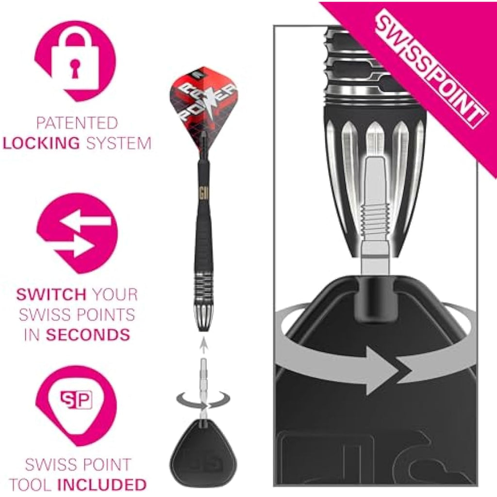 Target Phil Taylor Gen 11 Power 9-Five 95% Tungsten Steel Tip Darts