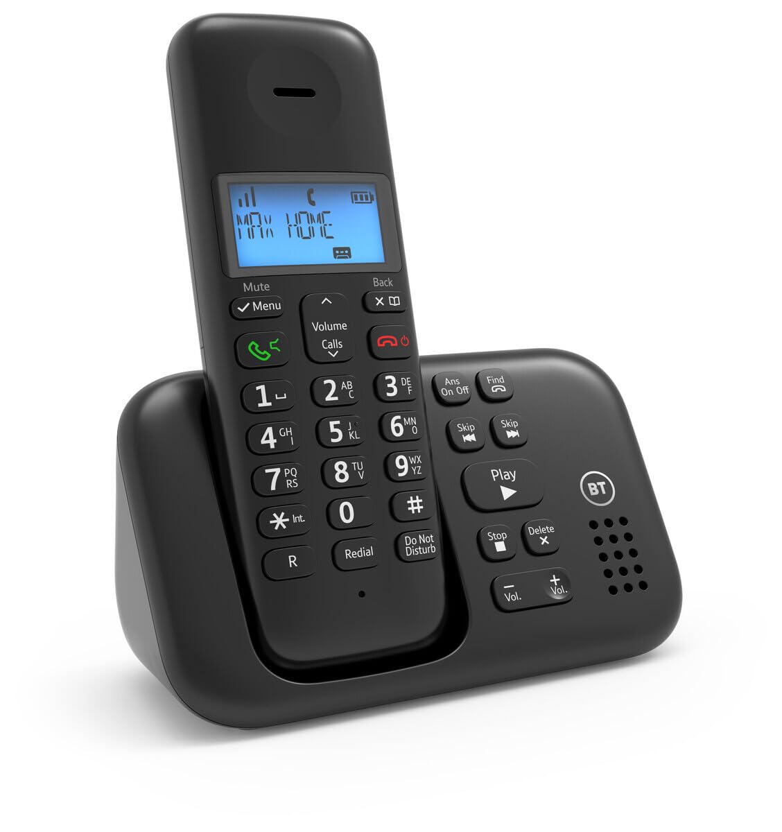 BT 3960 Cordless Landline Phone | Call Blocker & Answer Machine