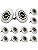 Bowfar Solar Ground Lights – 12 LED Waterproof Outdoor Pathway Lights, 12 Pack