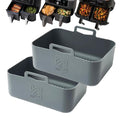 Reusable Silicone Air Fryer Liners for Ninja Dual Basket