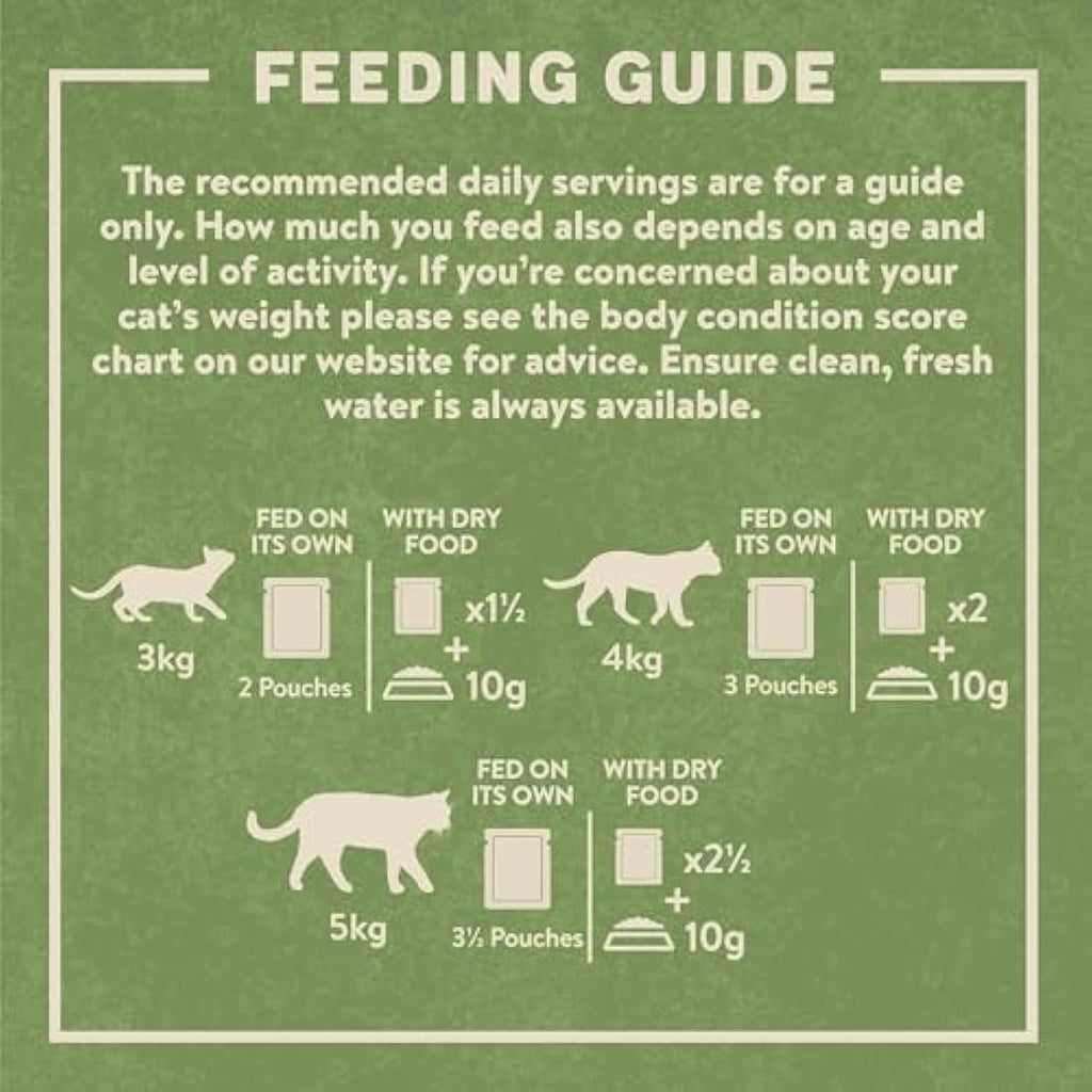 Harringtons Grain Free Wet Cat Food - Meaty Gravy Multipack 72x85g