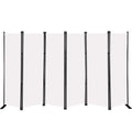 KEORTUN 6-Panel Folding Room Divider | 304x183cm Privacy Screen, White