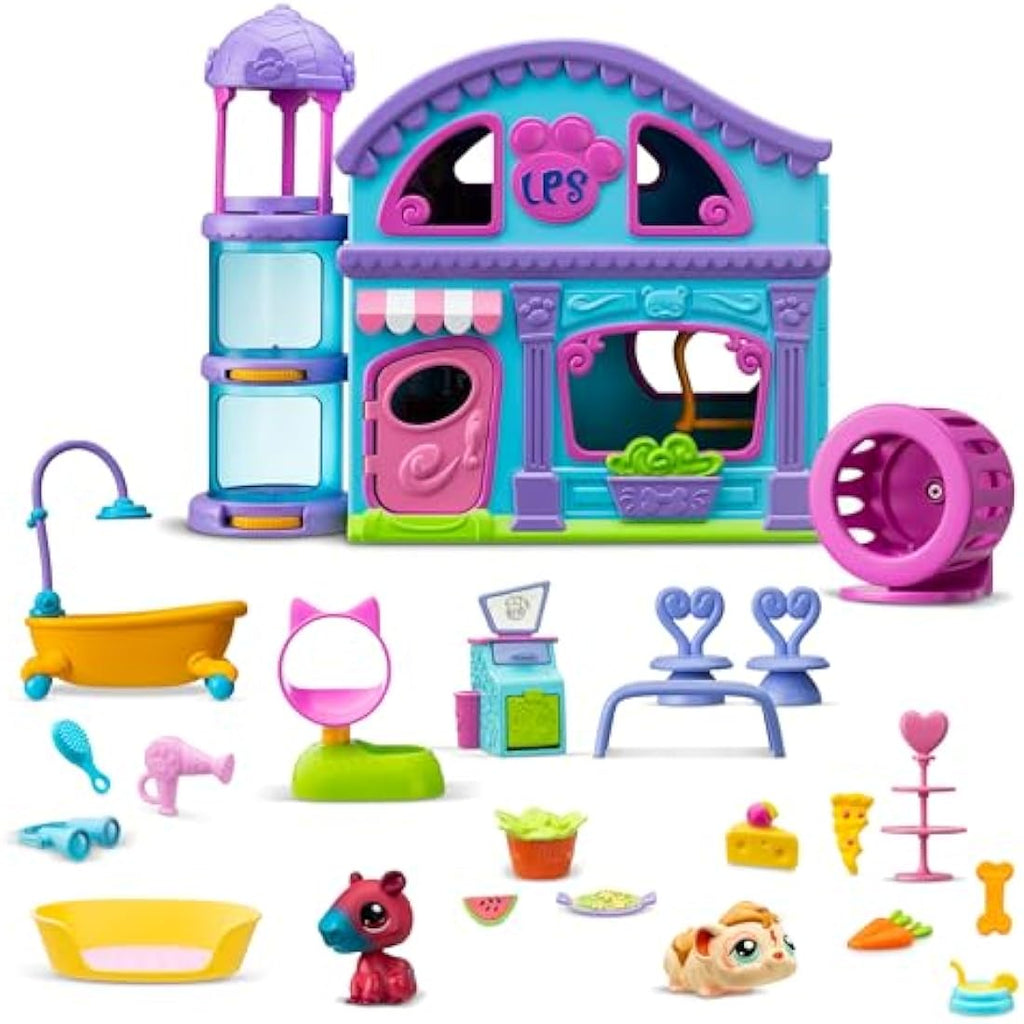 Littlest Pet Shop Series 2 Pet Shop Playset with 2 Mini Figures