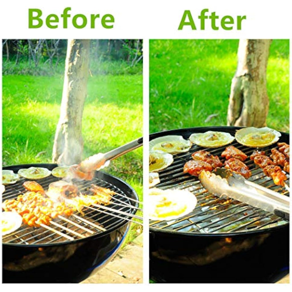 Yesland 30 Pack Disposable Aluminum Grill Trays with Holes for BBQ