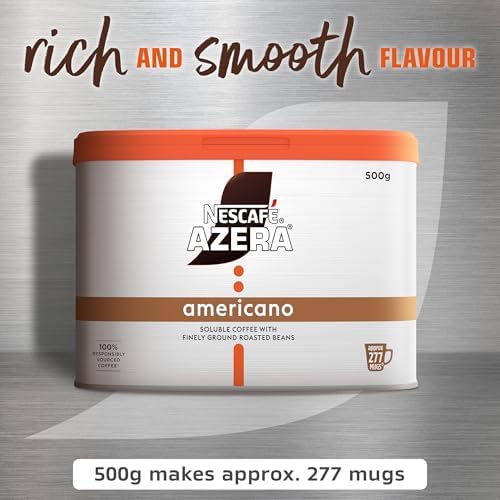 NESCAFÉ Azera Americano Instant Coffee – 500g Barista Style Tin