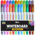 Smart Panda Dual Tip Whiteboard Pens – 24 Pastel Dry Erase Markers