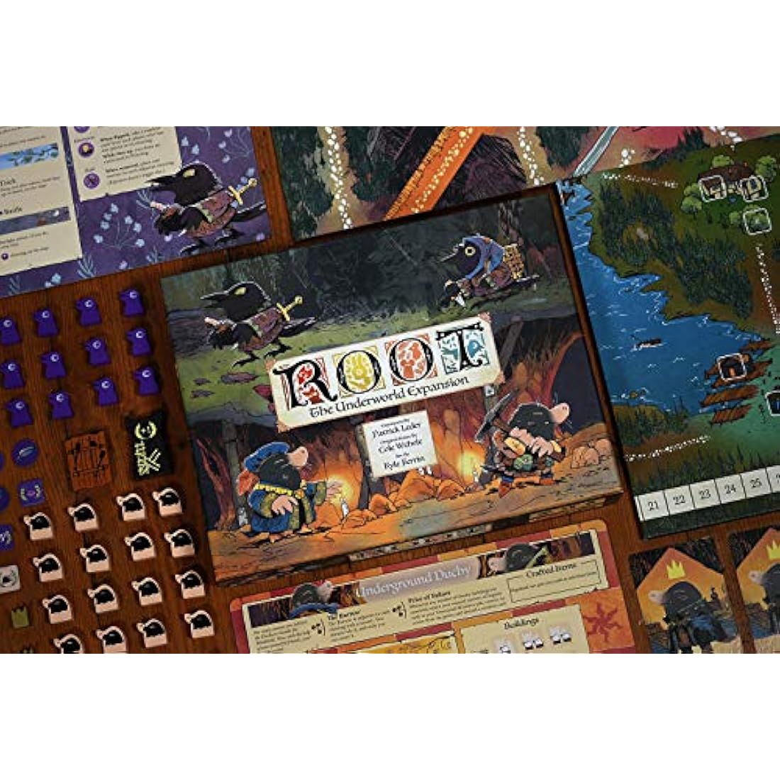Root: The Underworld Expansion Board Game by Leder Games – 2 New Factions
