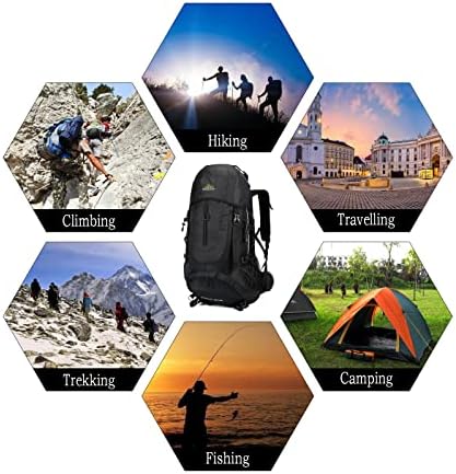 Doshwin 70L Hiking Backpack – Large Trekking Rucksack for Men & Women