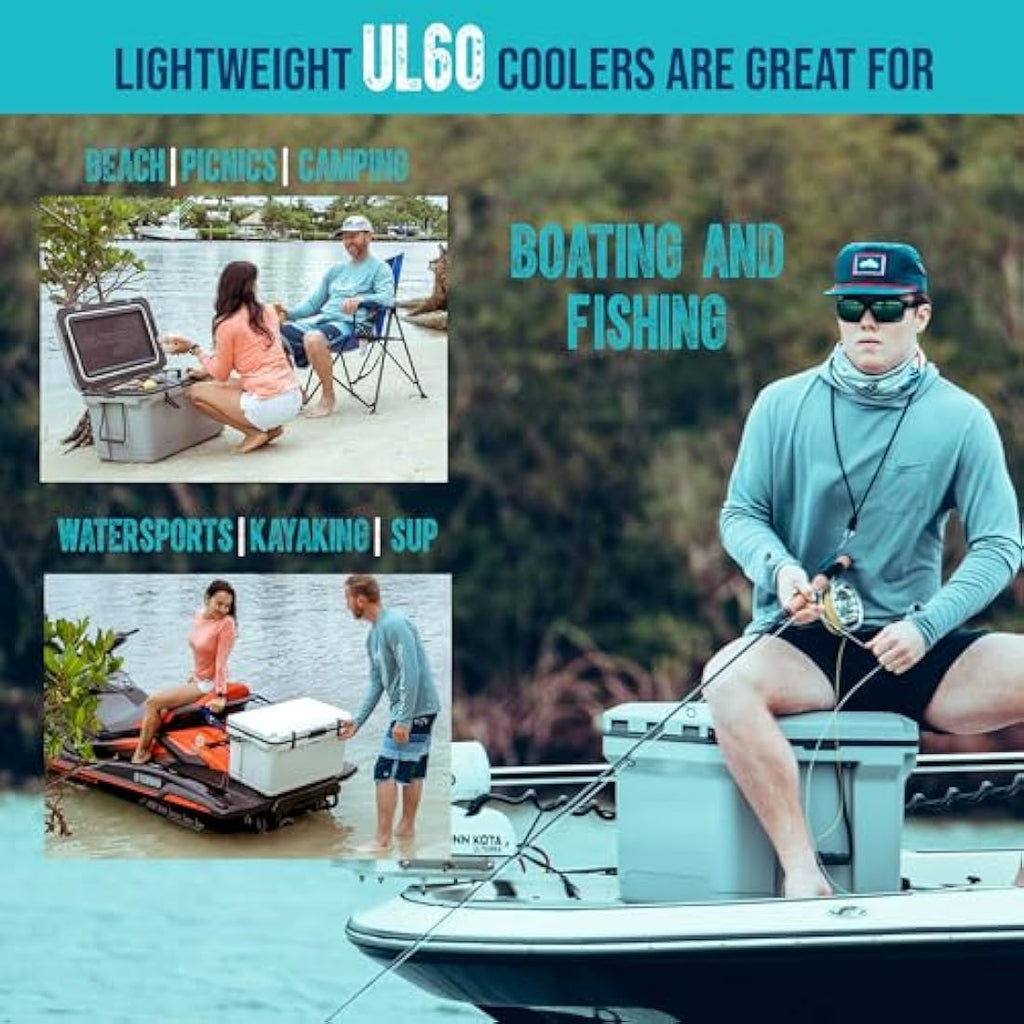 ENGEL 56.8L Ultra-Light Cooler Box – Large Injection Molded Ice Chest