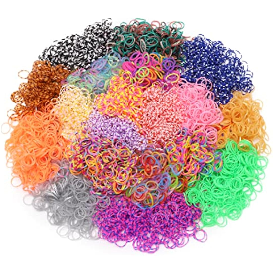 Toyland 6000 Mixed Loom Band Refills – Assorted DIY Bracelet Craft Kit