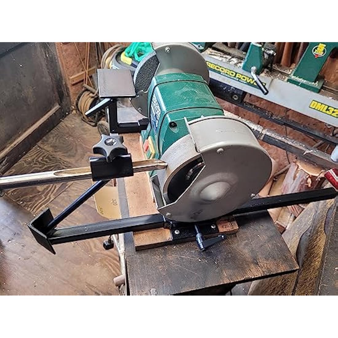 Woodturning Gouge Sharpening Jig for Bench Grinder