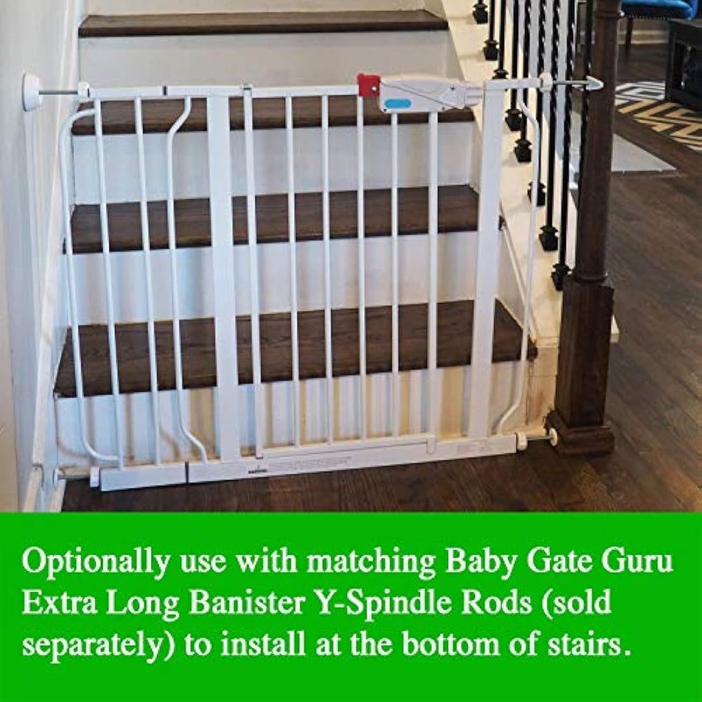 Baby Gate Guru M8 Spindle Rods – Extra Long 8mm Replacement Bolts, 4 Pack