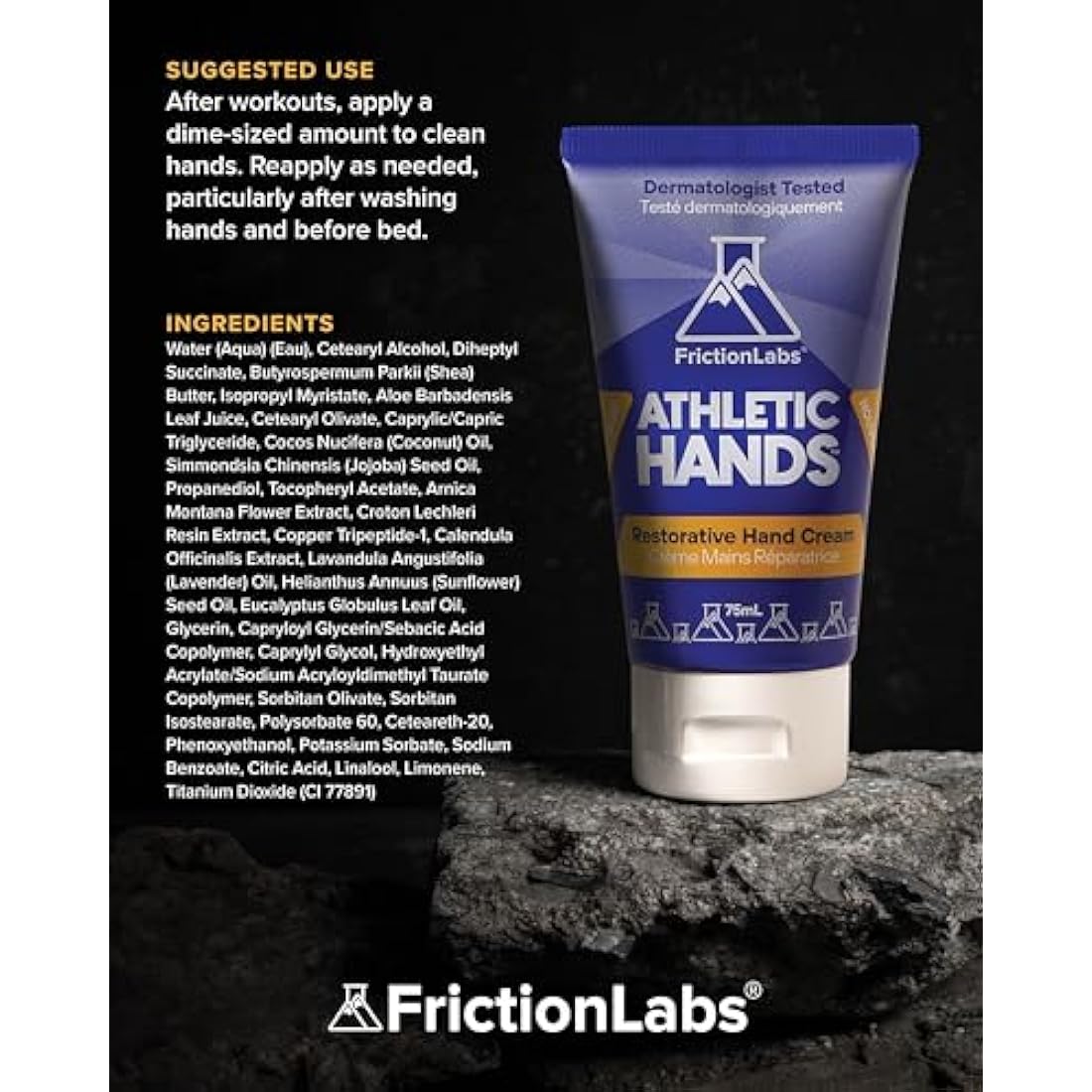 Friction Labs Athletic Hands – Restorative Shea Butter Hand Cream