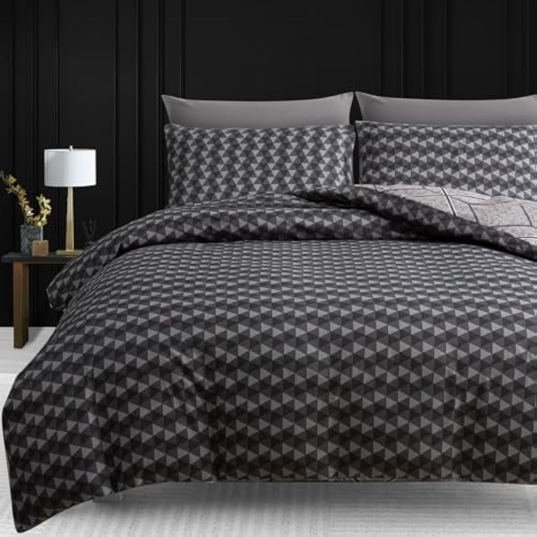 Lazzaro Double Duvet Set – Brushed Microfiber Bedding