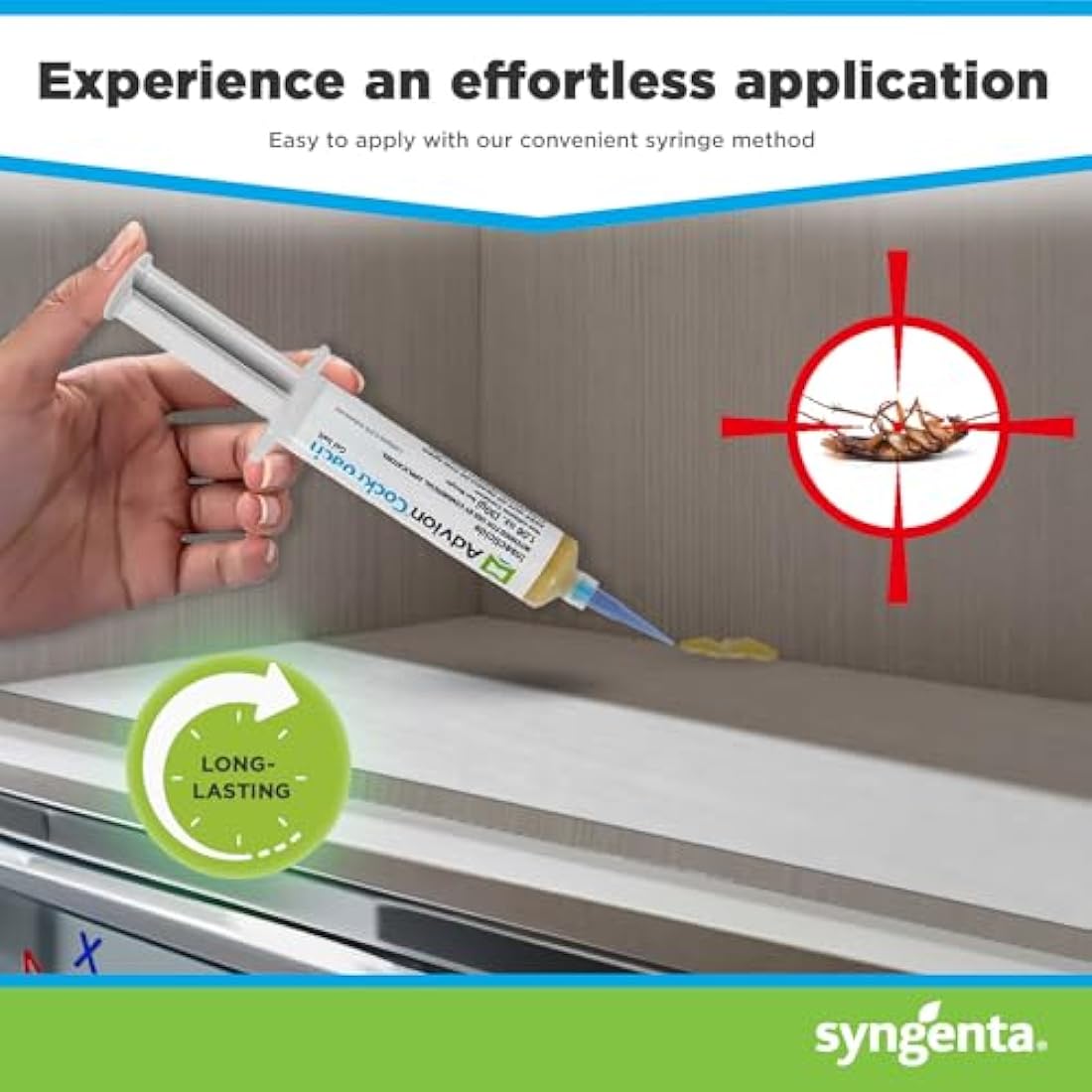 Syngenta Advion Cockroach Gel Bait – 4 x 30g Tubes Roach Control
