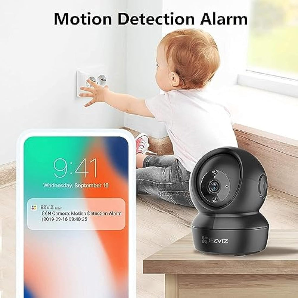 EZVIZ C6N 1080P Indoor Security Camera – 360° Smart Tracking & Night Vision