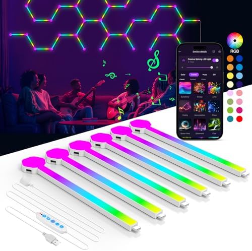 Jolof Store RGB LED Wall Light – DIY Modular Gaming Splicing Lights