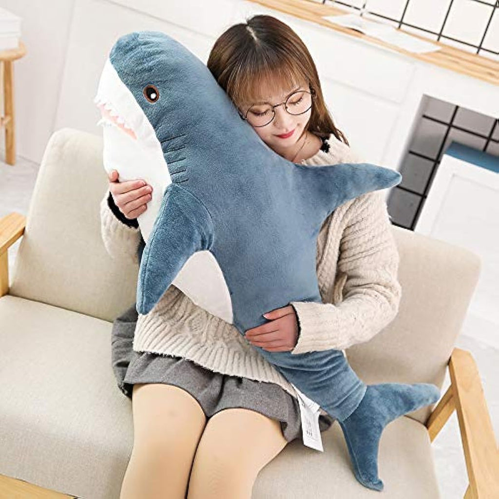 Jolof Store 100cm Giant Shark Plush Toy | Soft Stuffed Animal Pillow