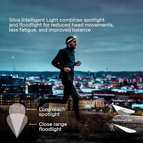 Silva Explore 4 Waterproof LED Head Torch | 400 Lumen Battery Powered