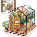 Robotime DIY Miniature Greenhouse Kit – Cathy's Flower House Diorama