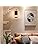 LULING Vintage Glass Wall Sconce – 2-Pack Industrial Black Metal Lights