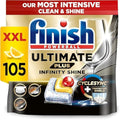 Finish Ultimate Plus Dishwasher Tablets - Lemon Scent - 105 Tabs Bulk