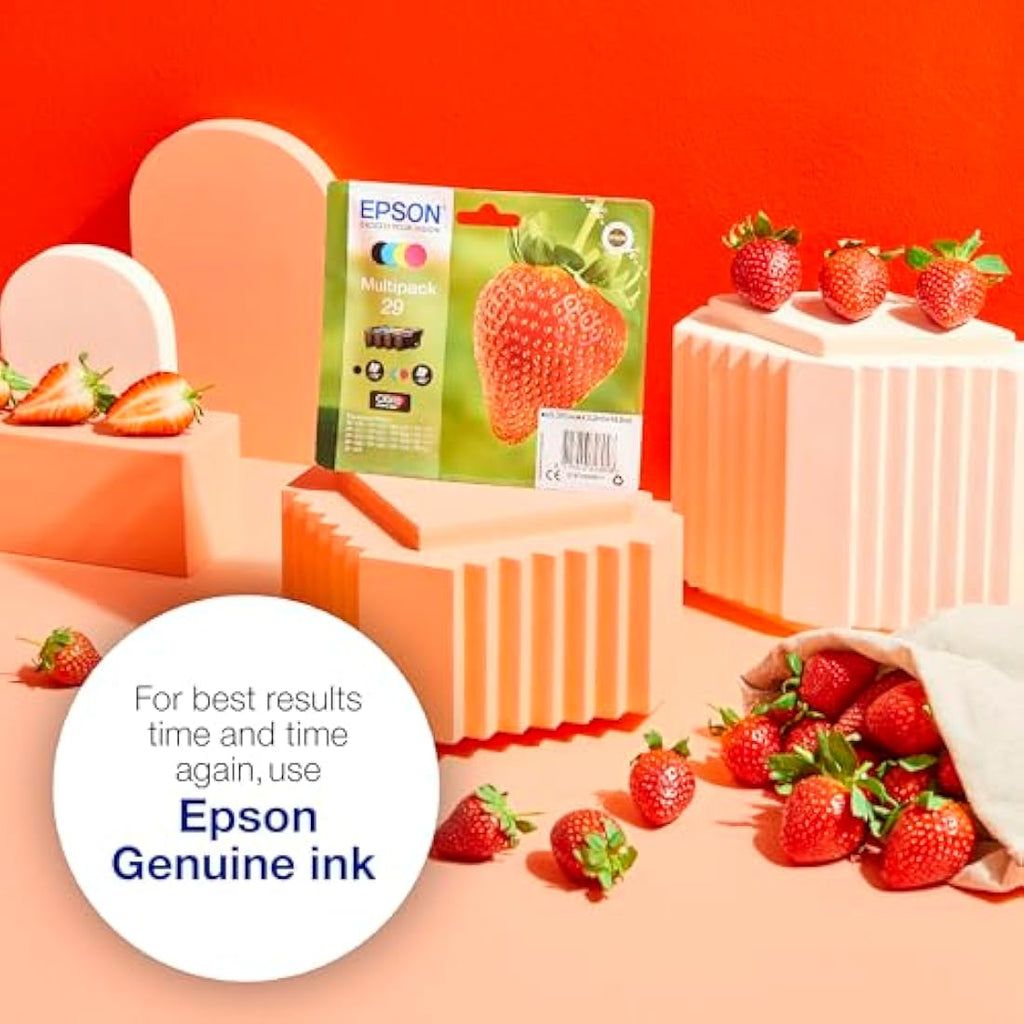 Epson 29 Strawberry Genuine Ink Cartridges Multipack - 4-Colours