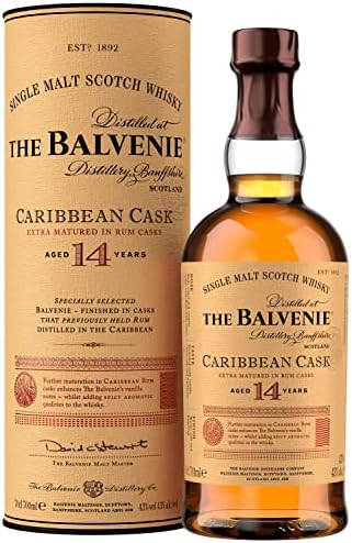 The Balvenie 14 Year Old Caribbean Cask Single Malt Scotch Whisky 70cl