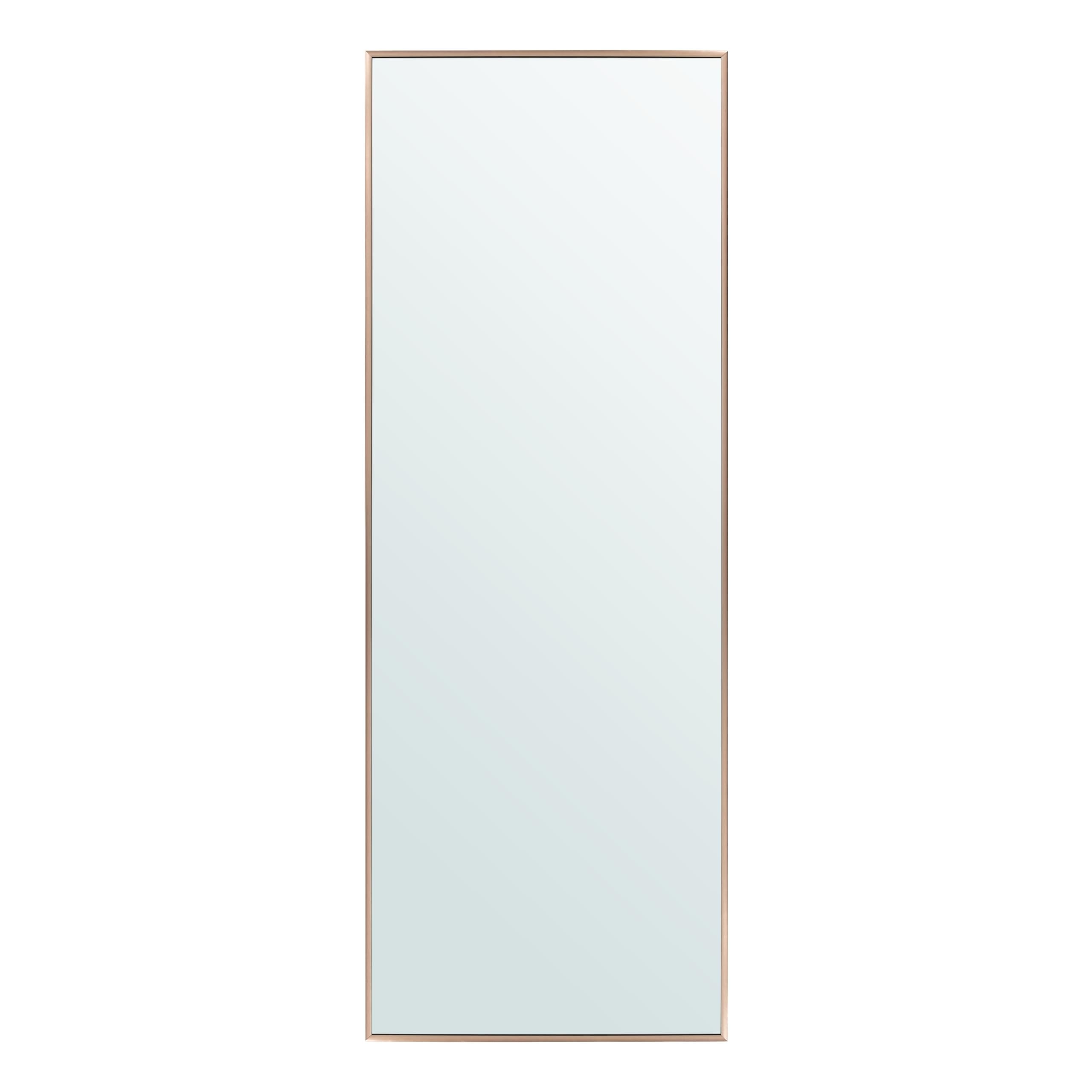Jolof Store Full Length Mirror | 59x20 Rose Gold Metal Framed Mirror