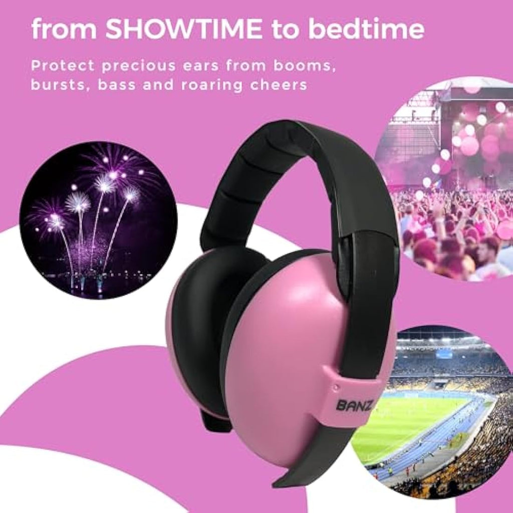 Banz Baby Ear Defenders – Noise Cancelling Infant Headphones, 0-36m
