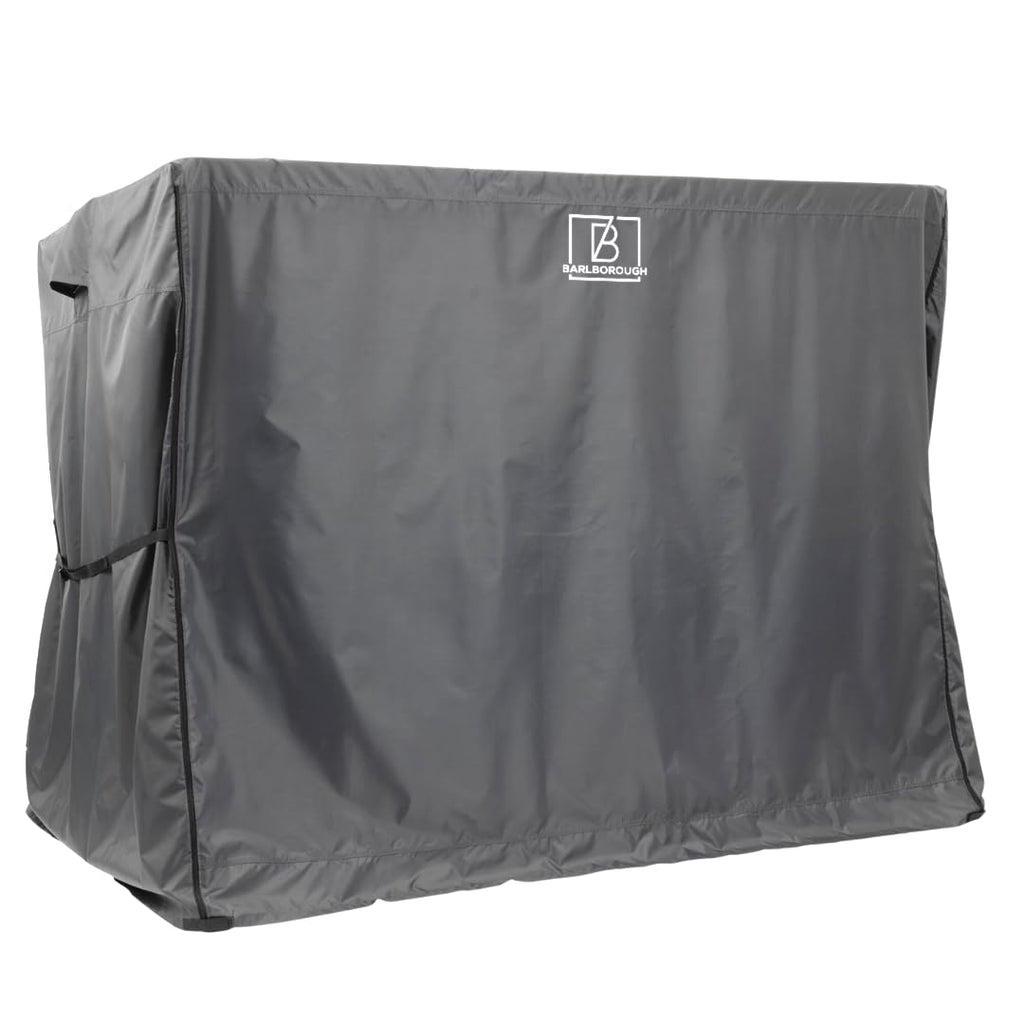 Barlborough 3 Seater Garden Swing Cover – Waterproof & Windproof, Charcoal