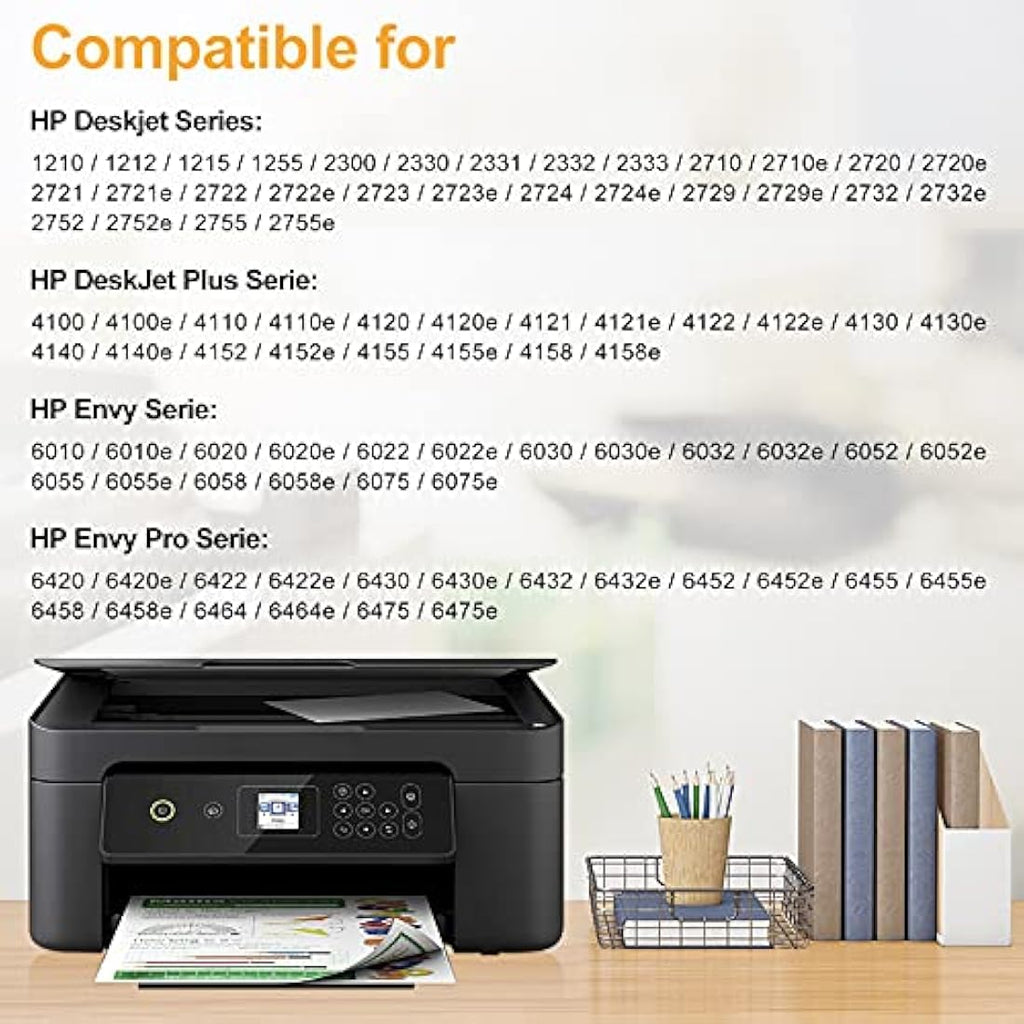 LeciRoba 305XL Ink Cartridges for HP DeskJet & Envy | Remanufactured 2-Pack