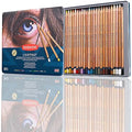 Derwent Lightfast Pencils - Set of 24 Professional Oil-Based Tin