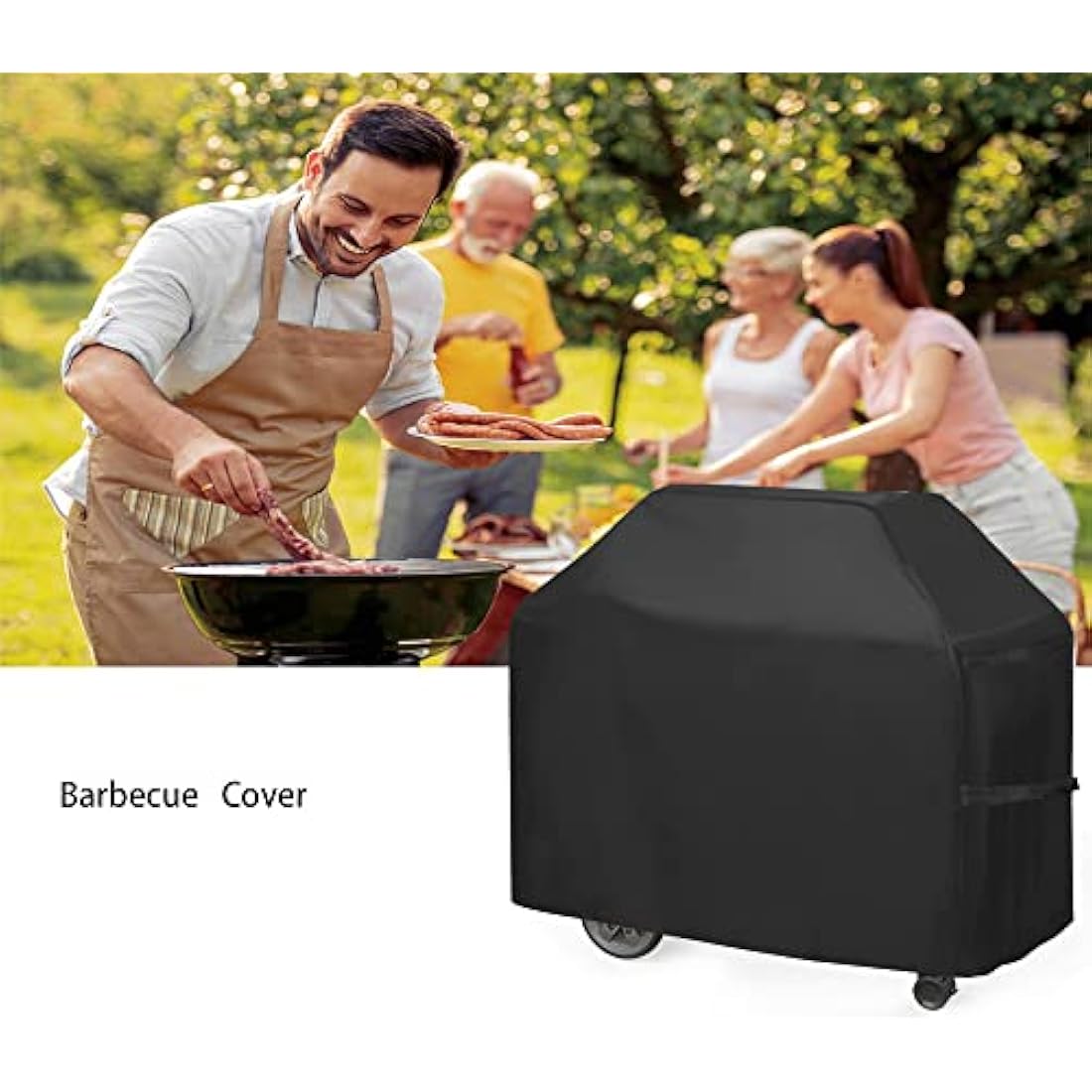 Heavy Duty BBQ Cover – Waterproof 3-4 Burner Grill Protector