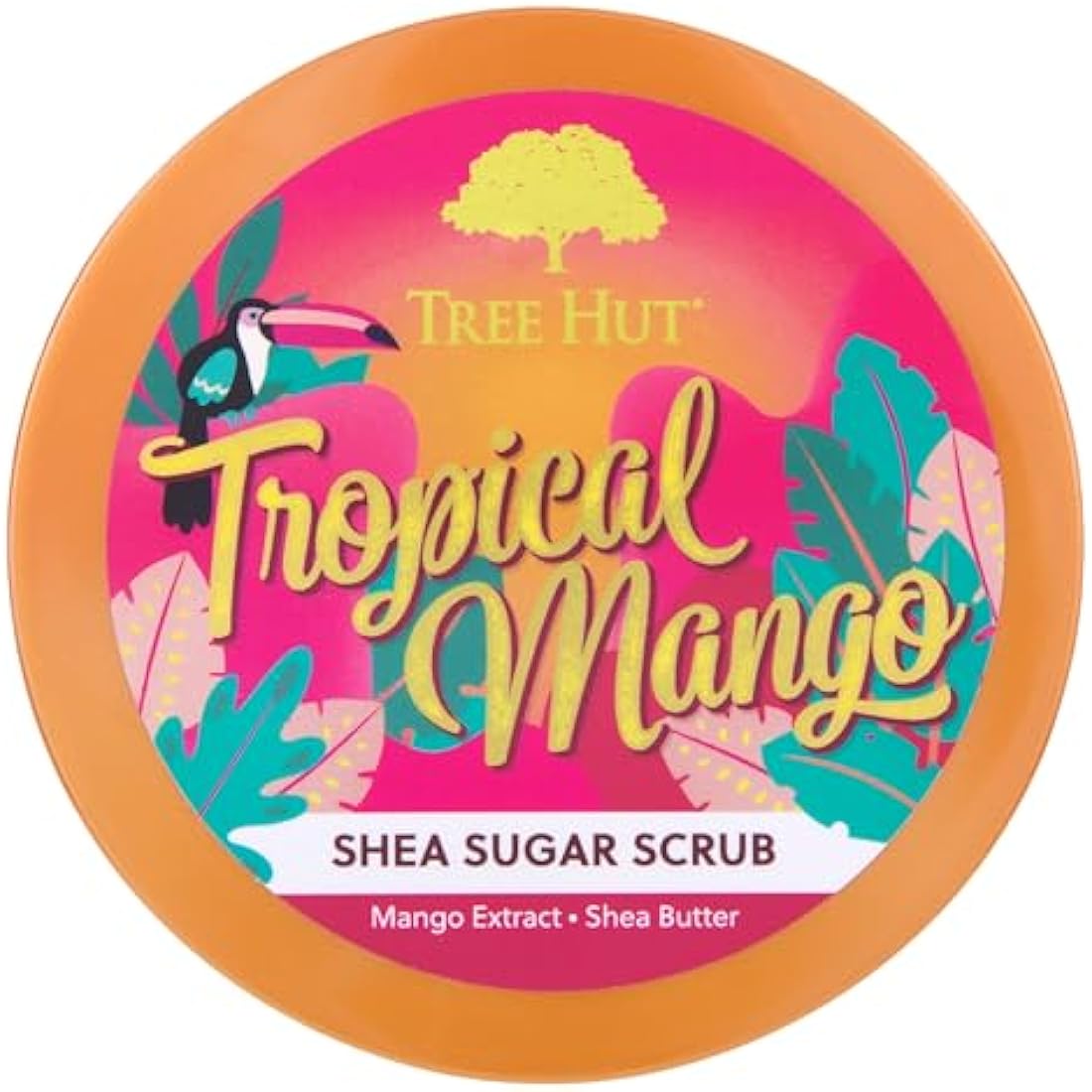 Tree Hut Tropical Mango Shea Sugar Body Scrub – Organic Exfoliant 18 oz