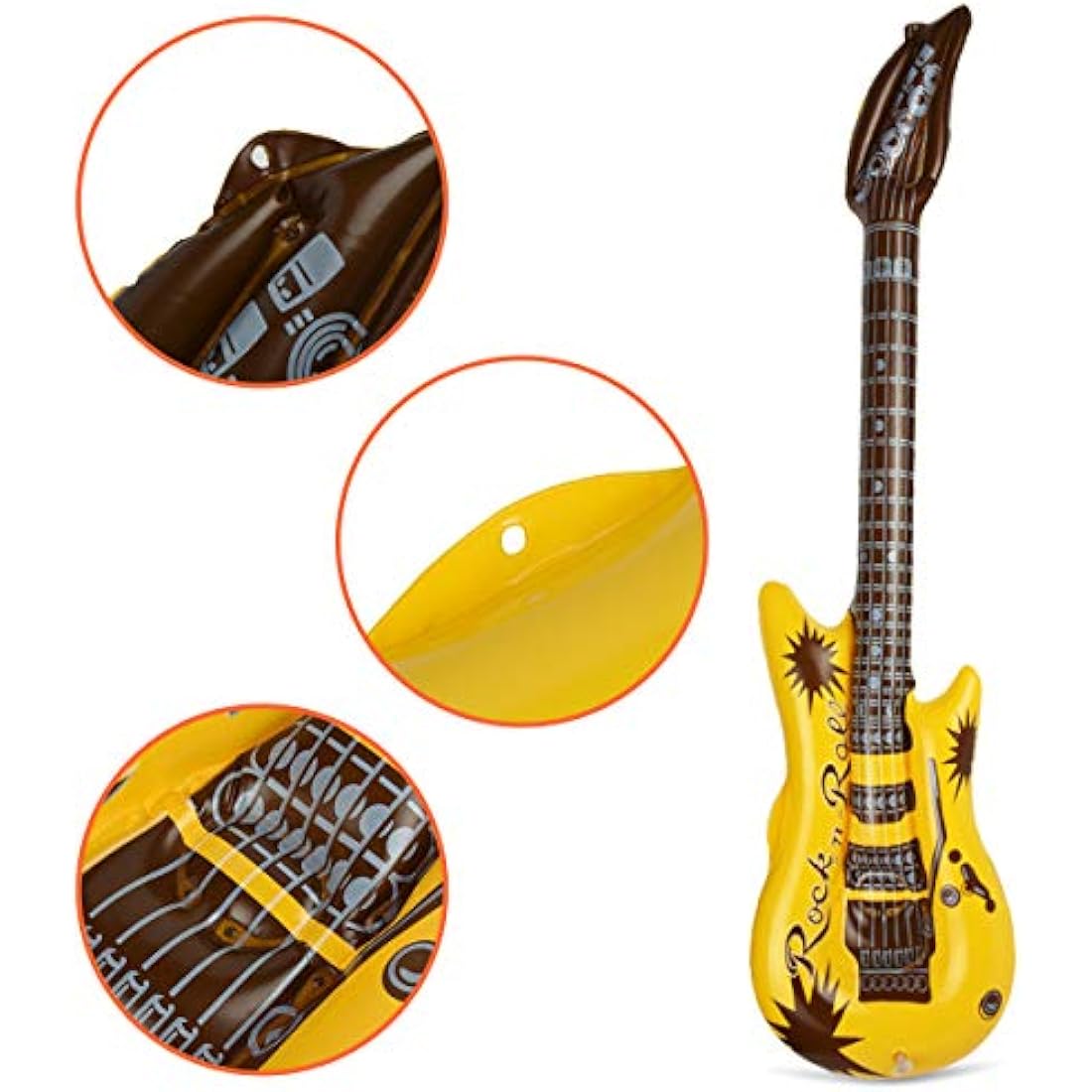 Jolof Store 22Pc Inflatable Musical Instruments Set with Air Pump