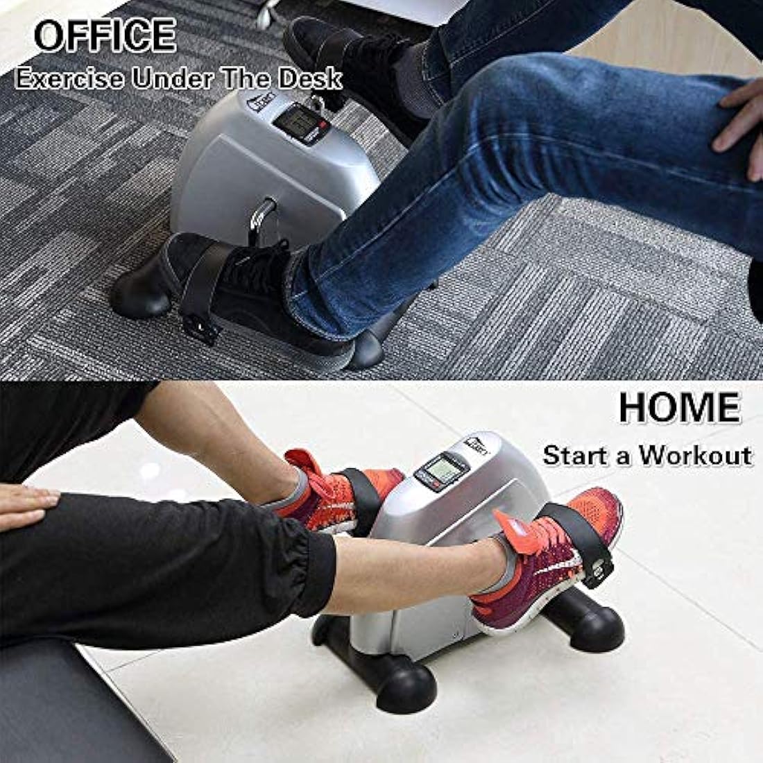 Mini Exercise Bike – Portable Pedal Exerciser with LCD Display
