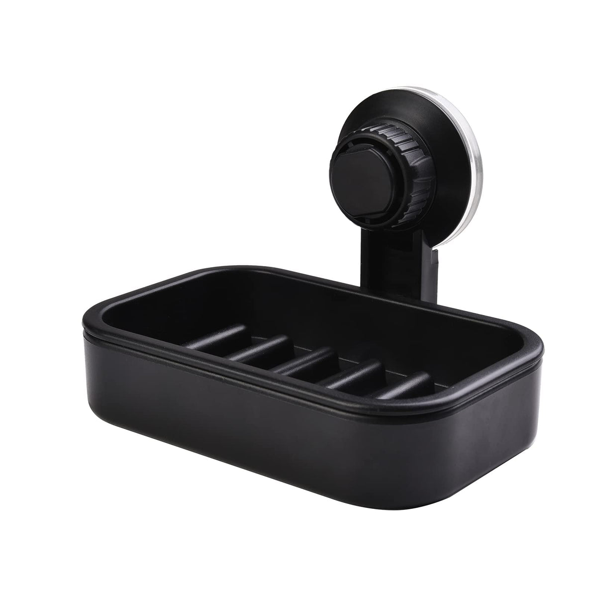 MR.HOKWY Suction Cup Soap Holder for Shower Wall, Bathroom, Tub and Kitchen Sink Powerful Vacuum Suction Plastic Soap Holder - image 2