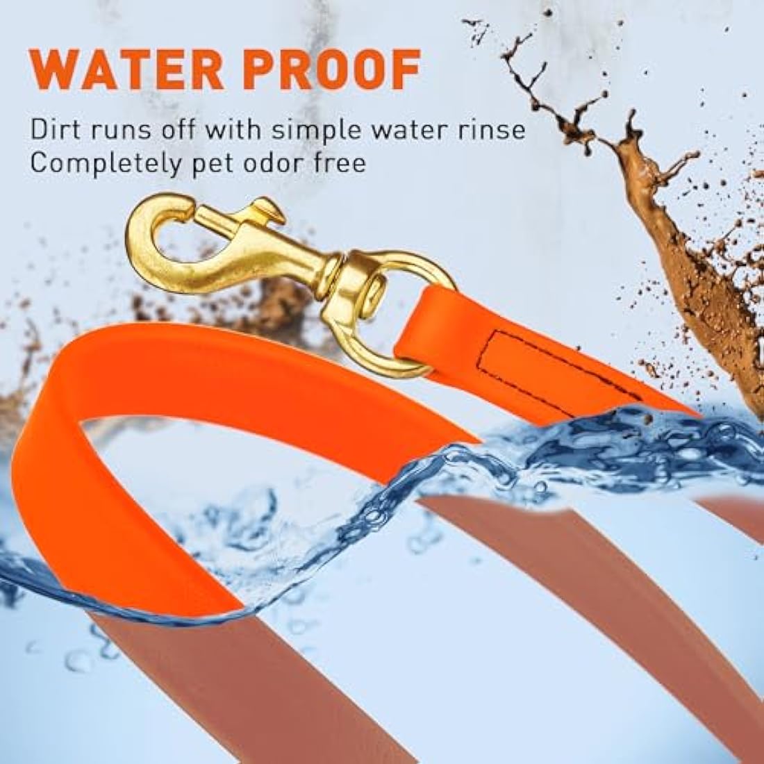 Viper Biothane Waterproof Dog Tracking Lead – Durable Long Line Leash