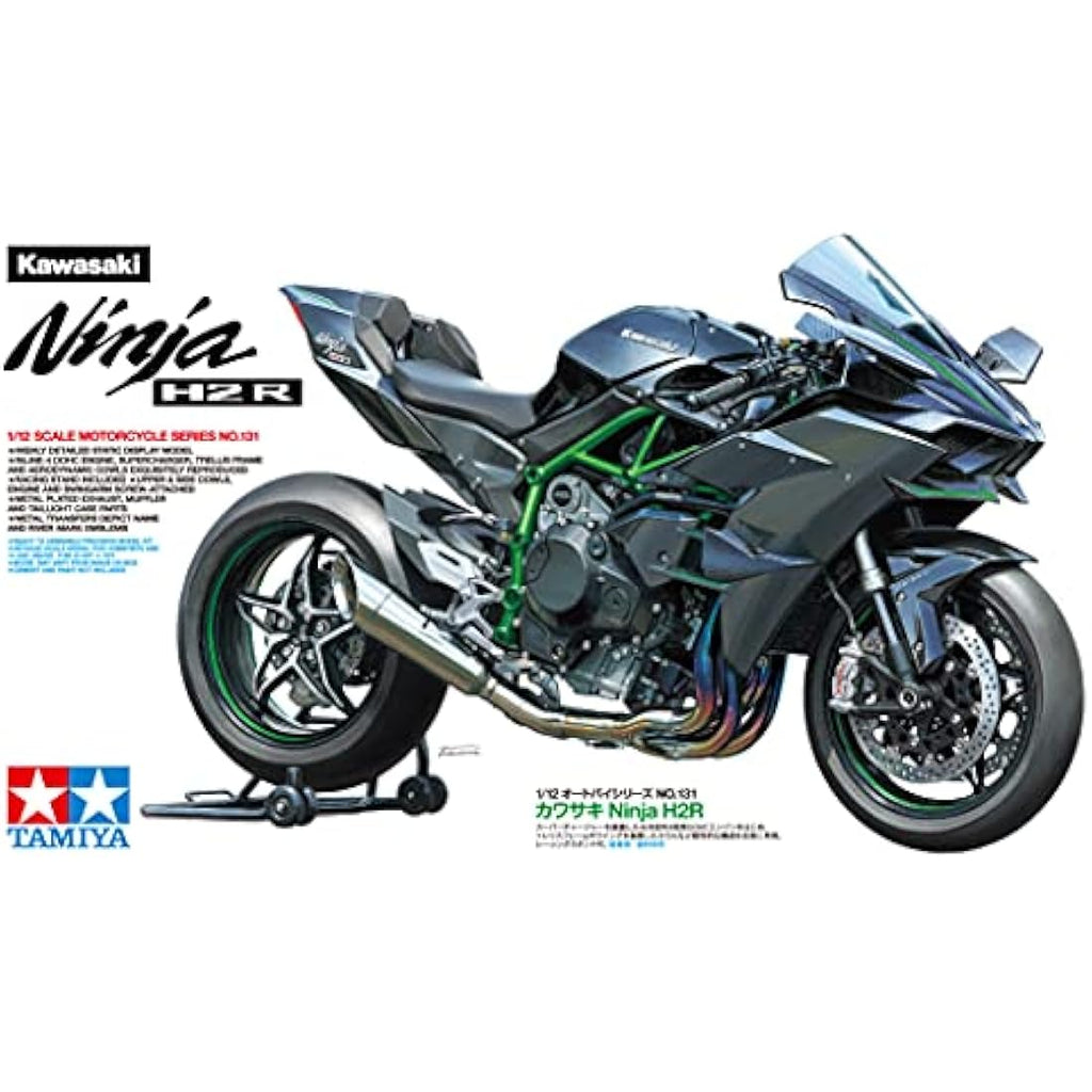 Tamiya Kawasaki Ninja H2R 1:12 Scale Plastic Motorcycle Model Kit