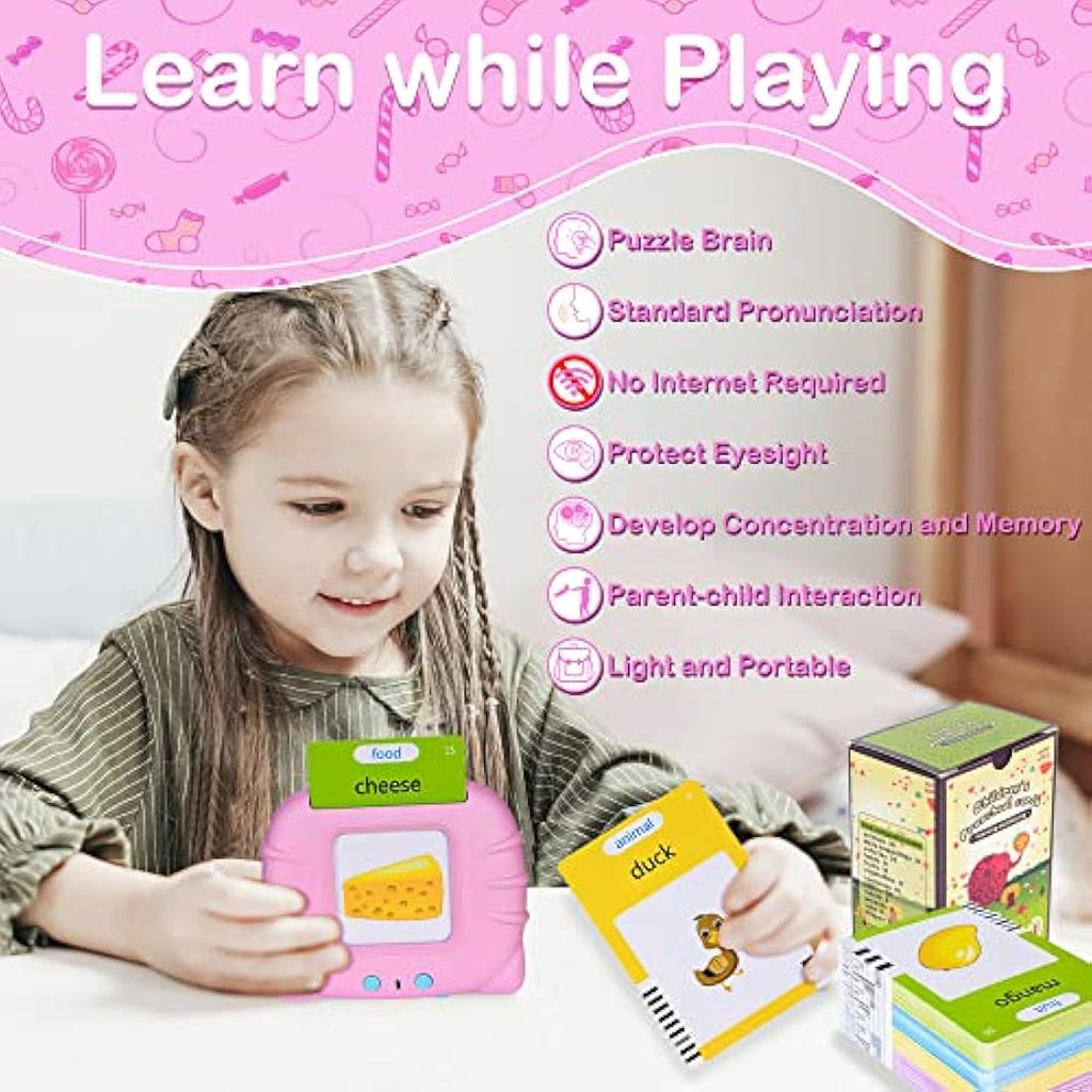 Jolof Store Talking Flash Cards – 224 Words Montessori Learning Toy