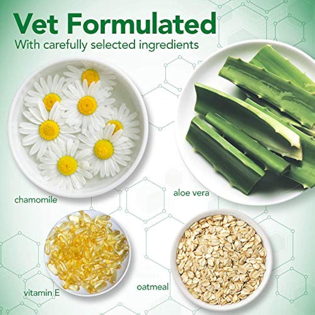 Vet's Best Waterless Dog Shampoo - Natural No-Rinse Foam for Itch Relief