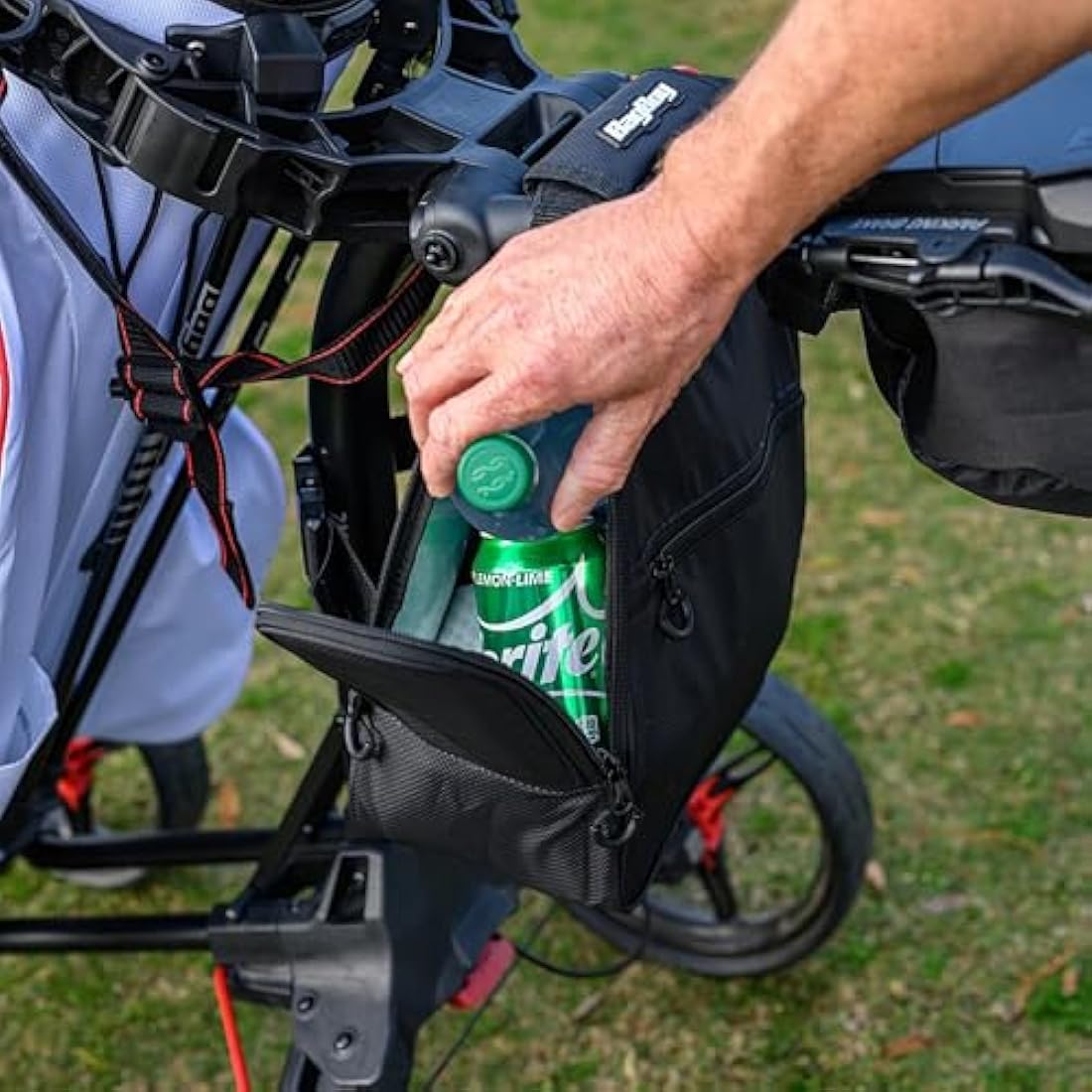 Bag Boy Insulated Cooler Bag – Holds 12 Cans with Dual-Sided Openings