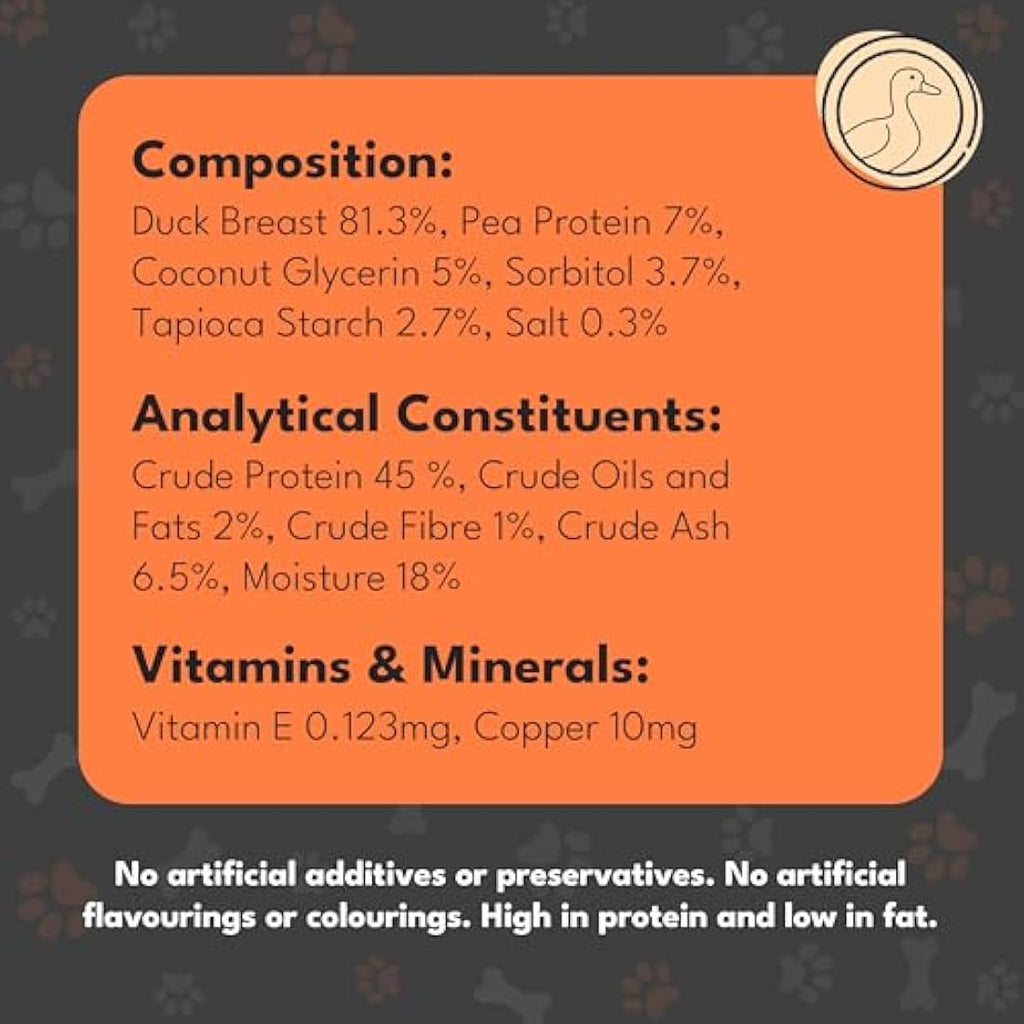 Pet Munchies Duck Strips Dog Treats – Natural Grain Free Value Pack 320g